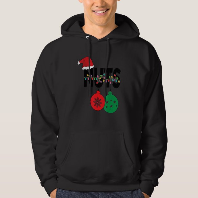 Chest Nuts Christmas Matching Couples Chestnuts Hoodie (Vorderseite)