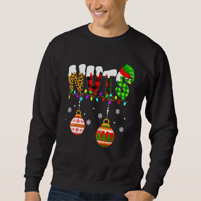 Chest Nuts Couples Christmas Chestnuts Adult Match Sweatshirt (Vorderseite)
