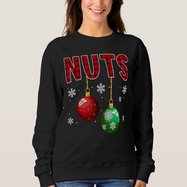 Chest Nuts  Matching Chestnuts Christmas Couples N Sweatshirt (Vorderseite)