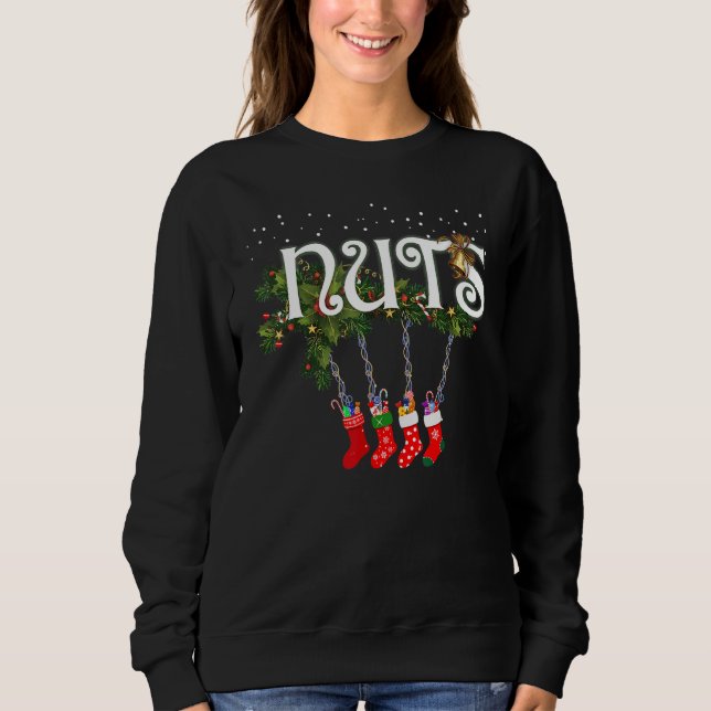 Chest Nuts  Matching Chestnuts Christmas Couples N Sweatshirt (Vorderseite)