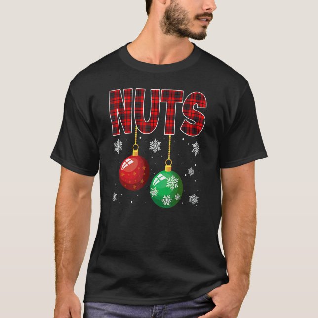 Chest Nuts Matching Chestnuts Christmas Couples Nu T-Shirt (Vorderseite)