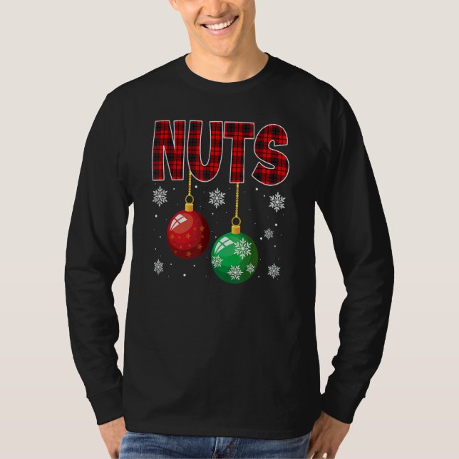 Chest Nuts Matching Chestnuts Christmas Couples Nu T-Shirt (Vorderseite)