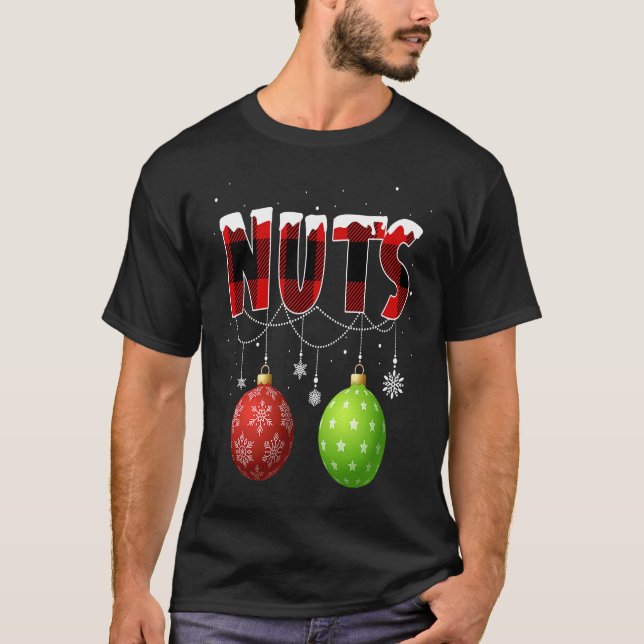 Chest Nuts   Matching Chestnuts Christmas Couples  T-Shirt (Vorderseite)