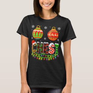 Chest Nuts Matching Funny Christmas Couples Chestn T-Shirt