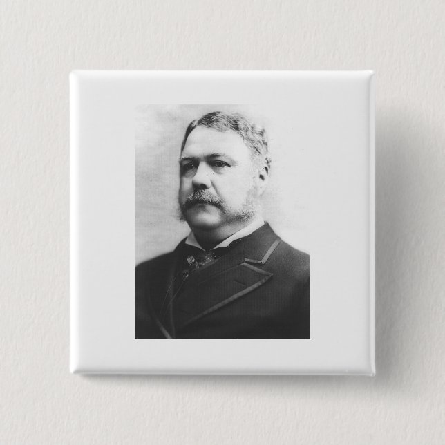 Chester A. Arthur 21. Präsident Button (Vorderseite)