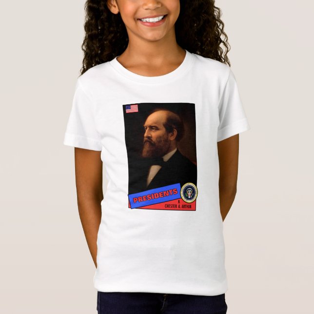 Chester A. Arthur Baseball Card T-Shirt (Vorderseite)