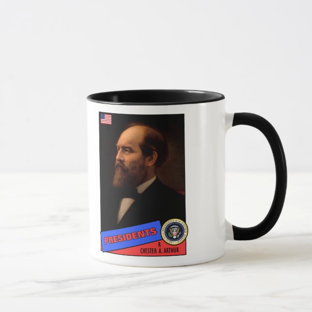 Chester A. Arthur Baseball Card Tasse (Rechts)