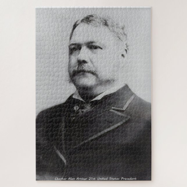 Chester Alan Arthur 21. Präsident von Amerika Puzzle (Vertikal)