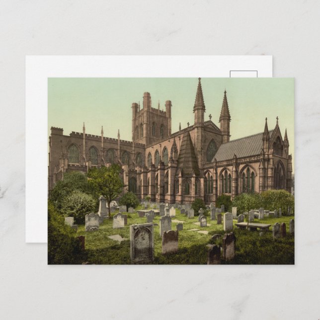 Chester Cathedral, Cheshire, England Postkarte (Vorne/Hinten)