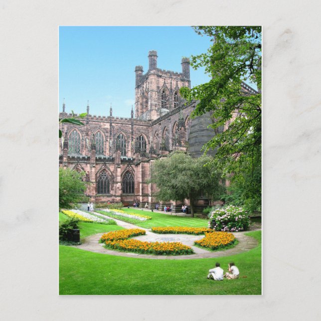 Chester Cathedral Postkarte (Vorderseite)