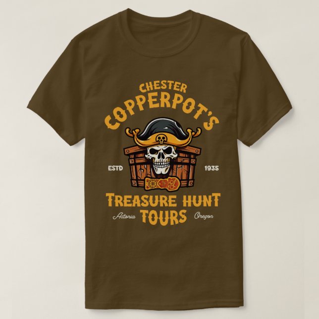 Chester Copperpots Schatzsuche Tours 1 T-Shirt (Design vorne)