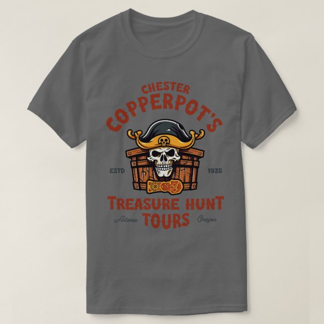 Chester Copperpots Treasure Hunt Tours T-Shirt (Design vorne)