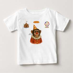Chester der Schimpansenclown Baby T-shirt