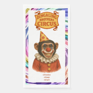 Chester der Schimpansenclown Serviette