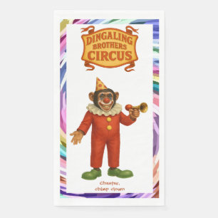 Chester der Schimpansenclown Serviette