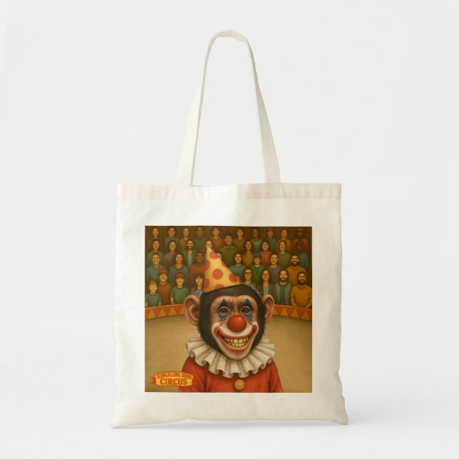 Chester der Schimpansenclown Tragetasche (Vorne)
