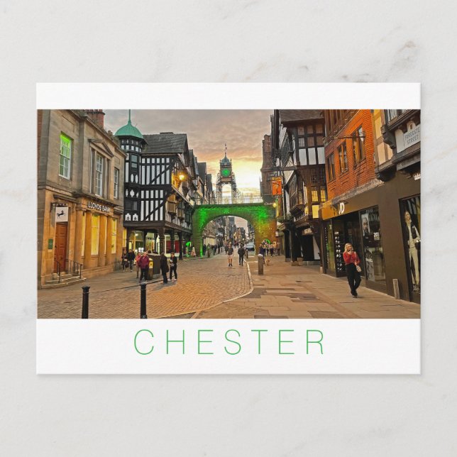 Chester Feiertagspostkarte (Vorderseite)