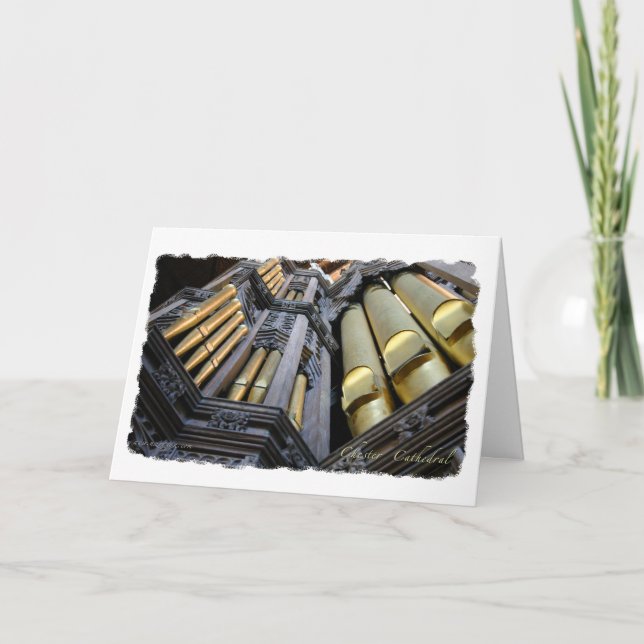 Chester-Kathedralengrußkarte Karte (Vorderseite)