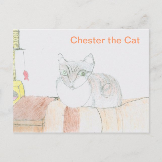 Chester Postkarte (Vorderseite)