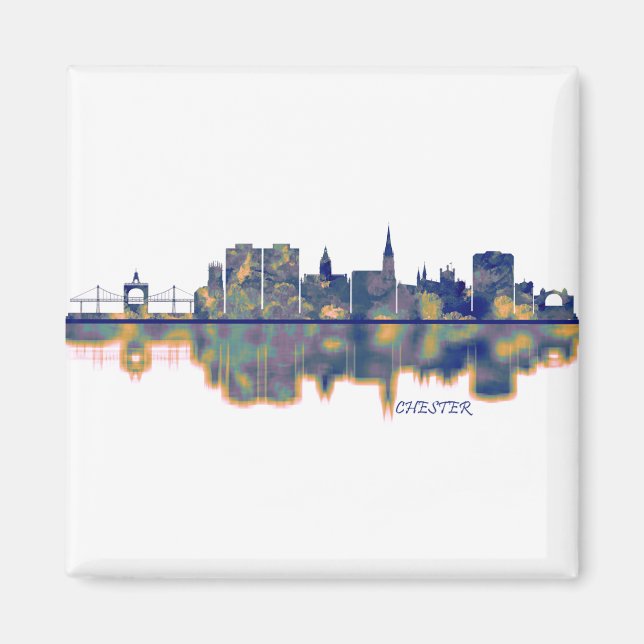 Chester Skyline Magnet (Vorne)