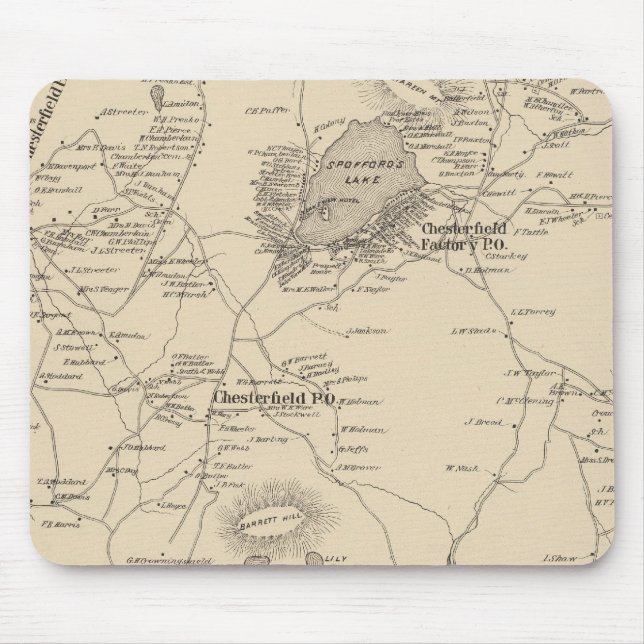 Chesterfield, Cheshire Co Mousepad (Vorne)