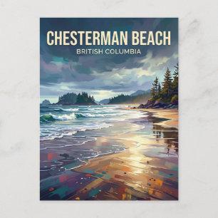 Chesterman Beach Kanada Postkarte
