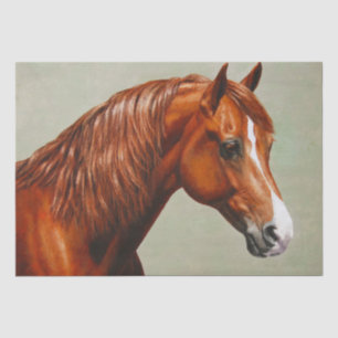 Chestnut Morgan Horse Seidenpapier