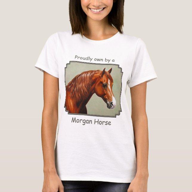 Chestnut Morgan Horse T-Shirt (Vorderseite)