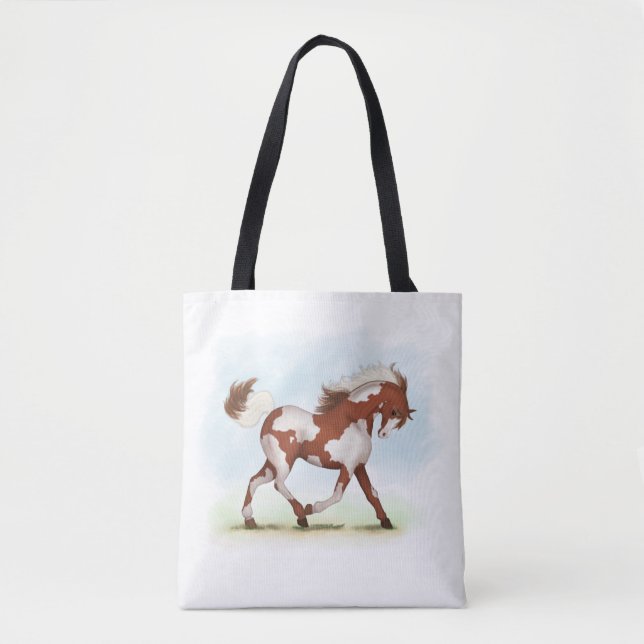 Chestnut Overo Skewbald Horse (Vorderseite)