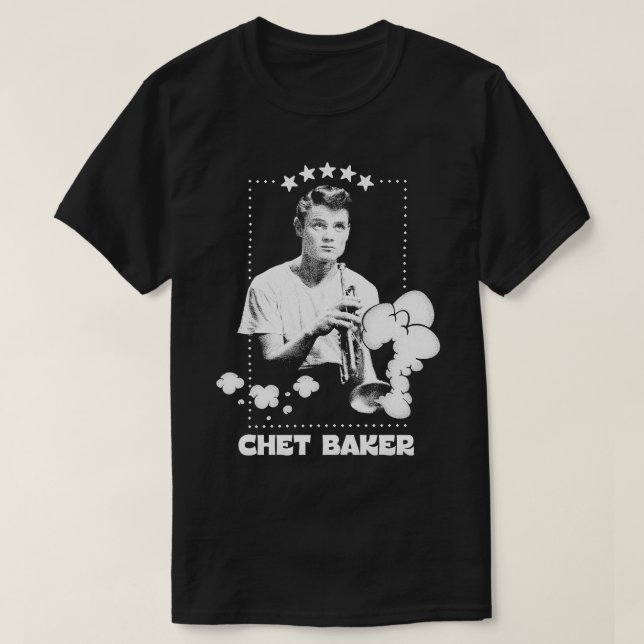 Chet Baker Jazz Music Original Design T-Shirt (Design vorne)