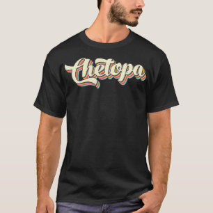 Chetopa T-Retro Art Baseball ist Vintage T-Shirt