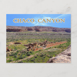 Chetro Ketl in Chaco Canyon, New Mexico Postkarte