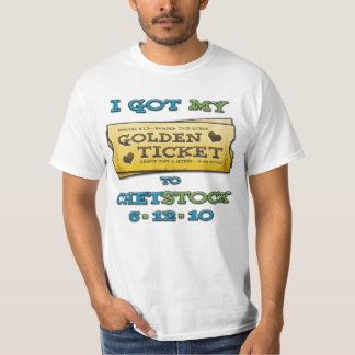 Chetstock - goldener Karten-T - Shirt
