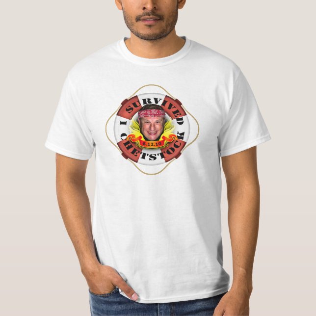 Chetstock überlebte volle Front T-Shirt (Vorderseite)