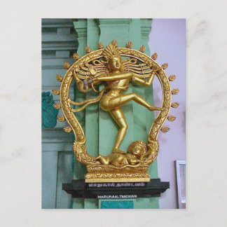 Chettiar Hindu Tempel Hindu Statue Postkarte