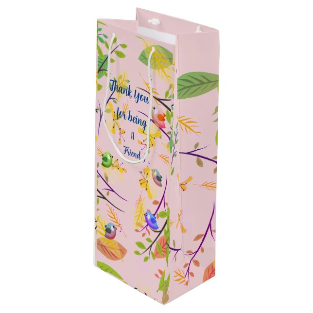 Cheup - Weinbeutel Geschenktüte Für Weinflaschen (Vorderseite Schrägansicht)