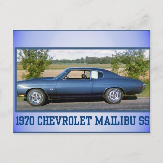 Chev Supersport 1970 Postkarte (Vorderseite)