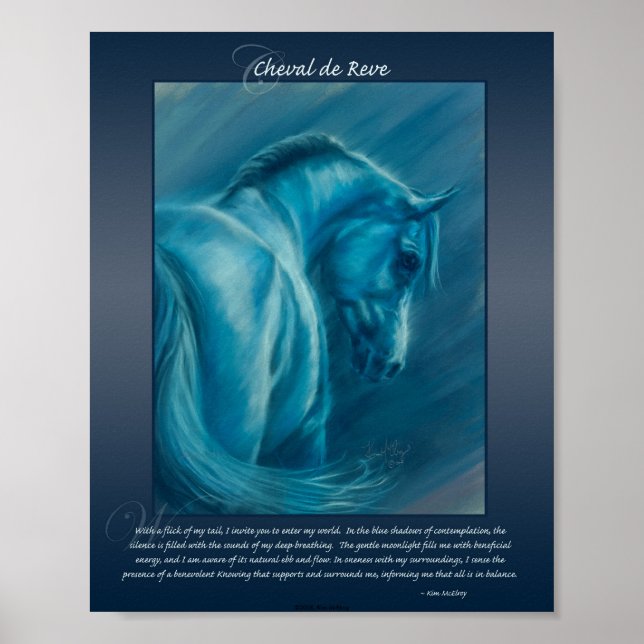 Cheval de Reve Poster (Vorne)