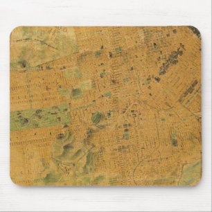 Chevalier Map von San Francisco Mousepad