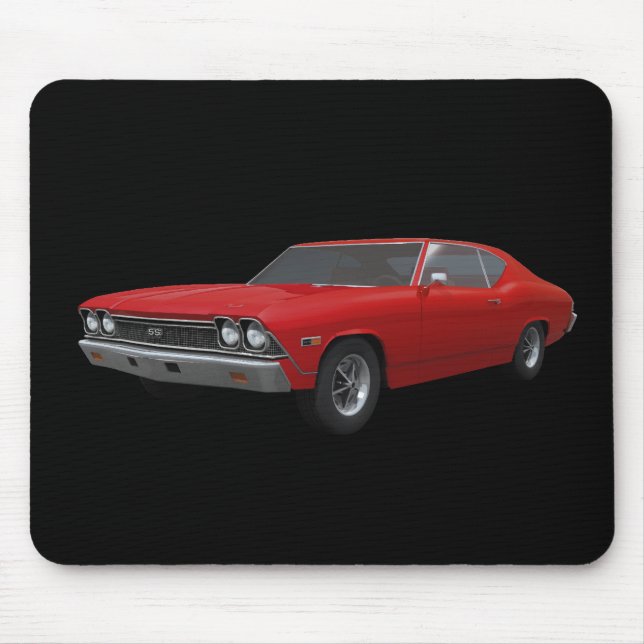 Chevelle 1968 SS: Rotes Ende: Mousepad (Vorne)