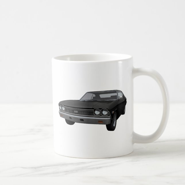 Chevelle 1968 SS: Schwarzes Ende Kaffeetasse (Rechts)
