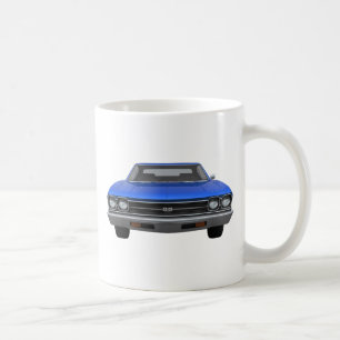Chevelle 1969 SS: Blaues Ende Kaffeetasse