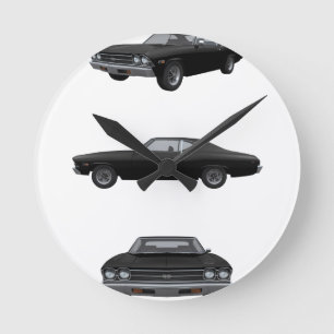 Chevelle 1969 SS: Runde Wanduhr