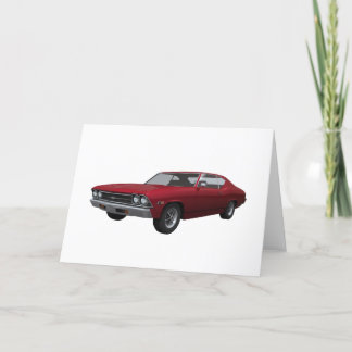 Chevelle 1969 SS: Süßigkeit Apple beenden Karte
