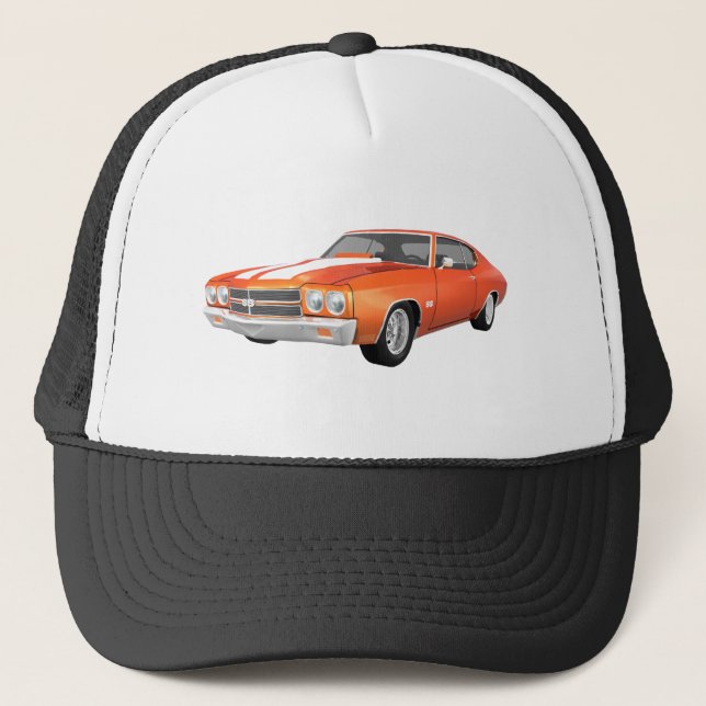 Chevelle 1970 SS: Orange Ende: Truckerkappe (Vorderseite)