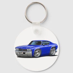 Chevelle Blau-Auto 1969 Schlüsselanhänger