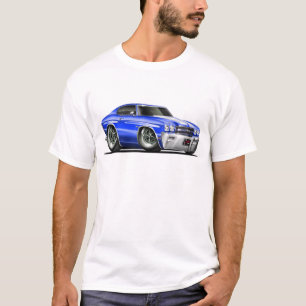Chevelle Blau-Weißes Auto 1970 T-Shirt