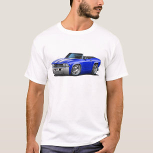 Chevelle Blau-Weißes Kabriolett 1969 T-Shirt
