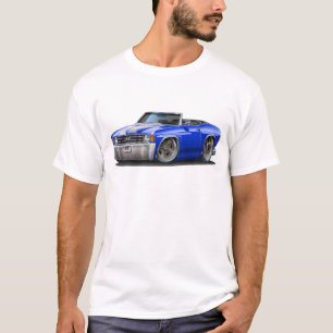 Chevelle Blau-Weißes Kabriolett 1971-72 T-Shirt