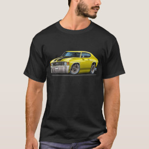 Chevelle Gelb-Schwarzes Auto 1971-72 T-Shirt